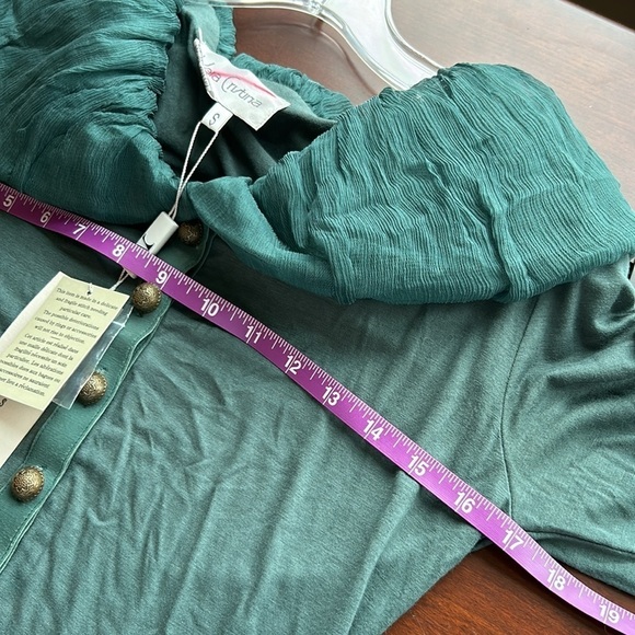 Vera Christina special event fancy top Victorian vibes long sleeve sexy unique - Picture 14 of 17